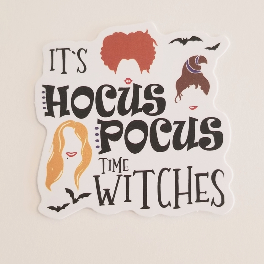10/$10 It's Hocus Pocus Time Witches Sticker